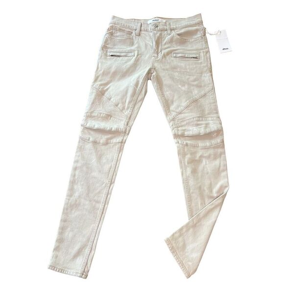 Hudson Blinder V2 Biker Jean in Lightscrapedpaint NWT Size 31 - Picture 7 of 13